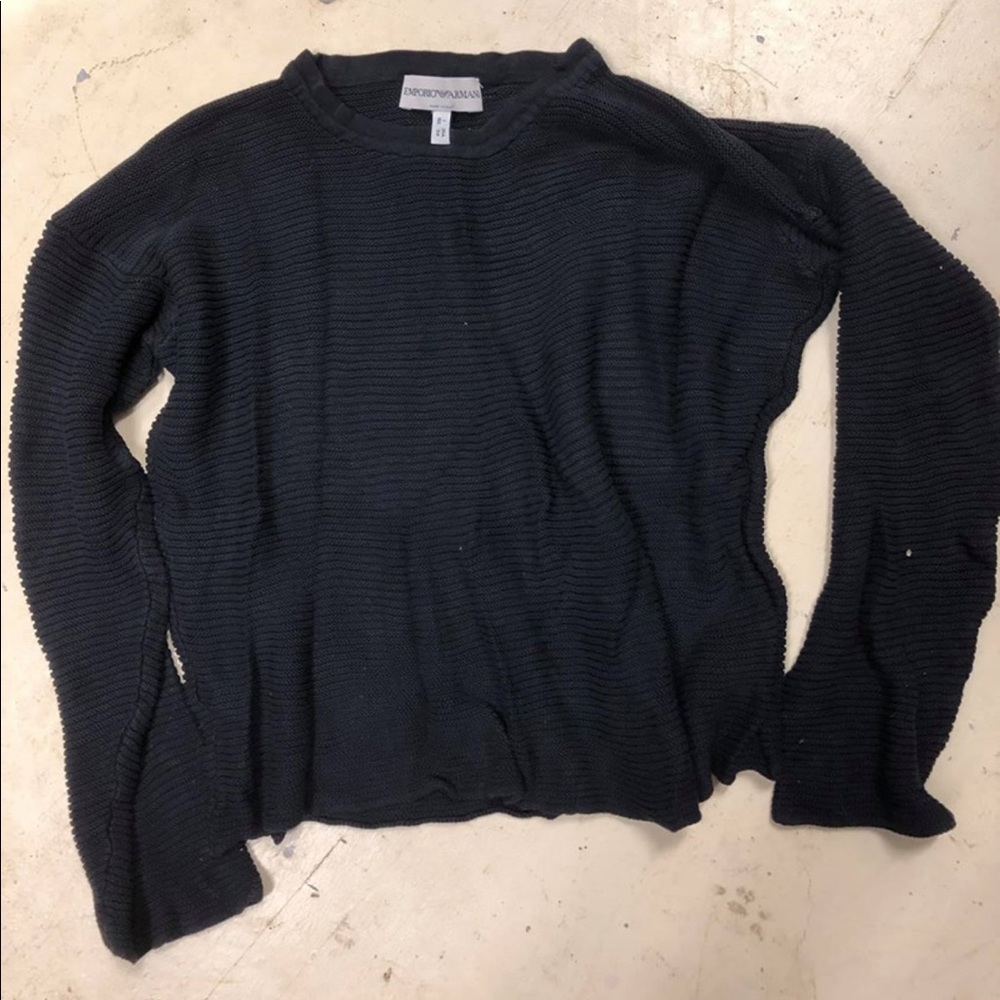 Black Emporio Armani sweatshirt